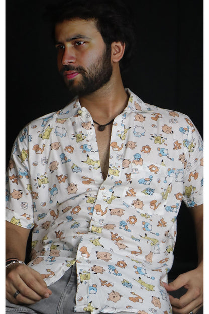 LAFANGEH CARTOON CRAZE || Multicolor Premium Shirt