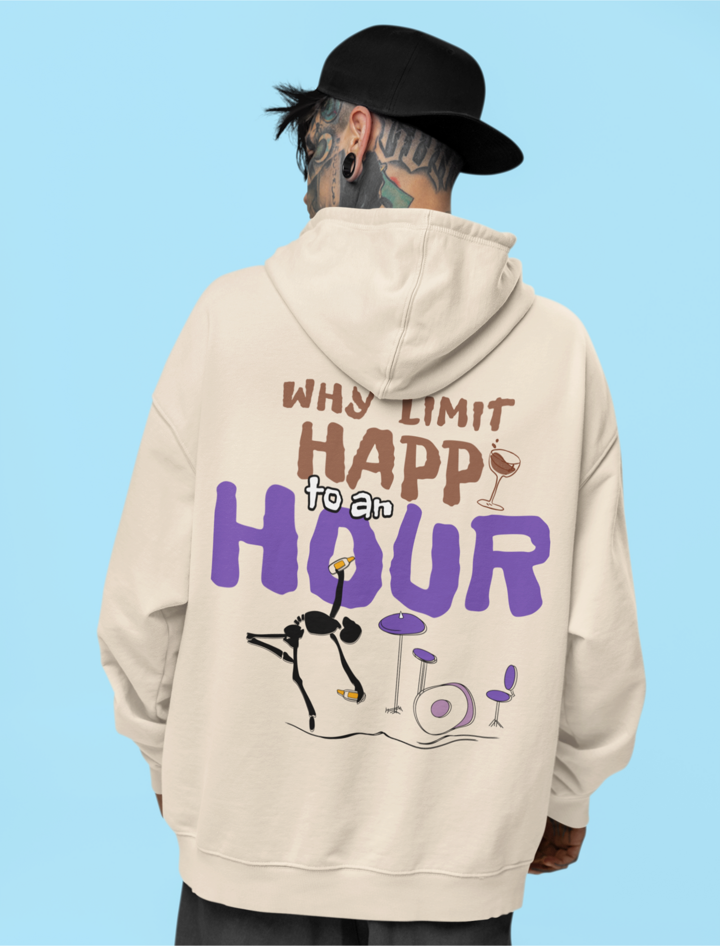 WHY LIMIT HAPPY TO AN HOUR? // LAFANGEH PREMIUM HOODIE