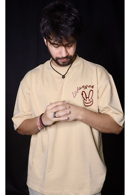 LAFANGEH ORIGINALS | BEIGE Oversized TShirt | 100% Premium Cotton