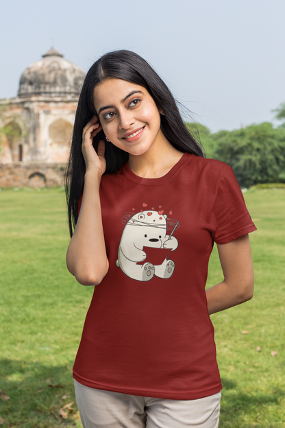 LAFANGEH BEAR LOVE  || REGULAR FIT TSHIRT || 100% COTTON